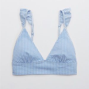 Aerie Seersucker Ruffle Bikini (TOP & BOTTOM)